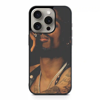 2 Pac Sakur Inspired iPhone 15 Pro Max Case