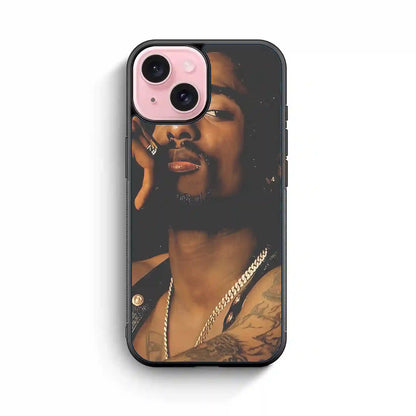 2 Pac Sakur Inspired iPhone 15 Case