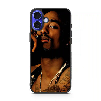 2 Pac Sakur Inspired iPhone 16 Plus Case