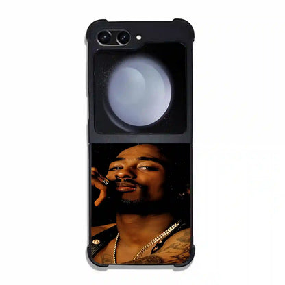 2 Pac Sakur Inspired Samsung Z6 Flip Case