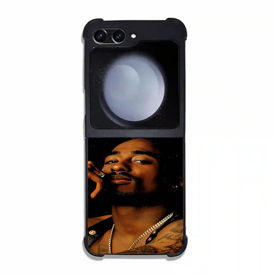 2 Pac Sakur Inspired Samsung Z6 Flip Case