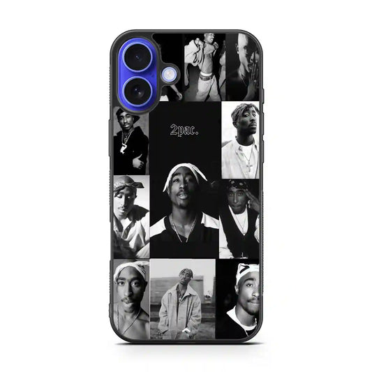 2 Pac Sakur iPhone 16 Plus Case