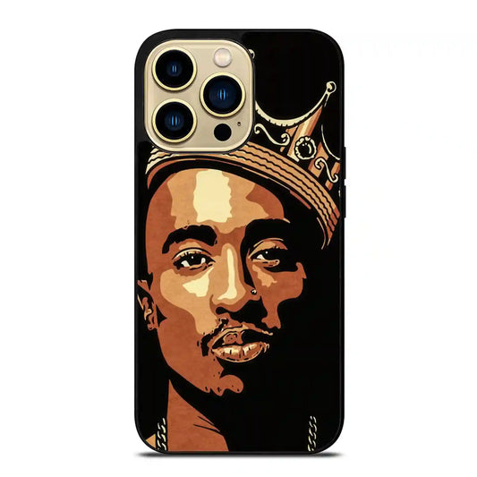 2 Pac Sakur King iPhone 14 Pro Max Case