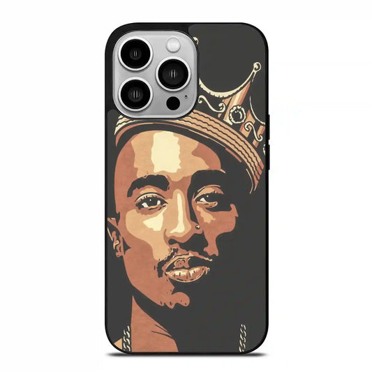 2 Pac Sakur King iPhone 14 Pro Case