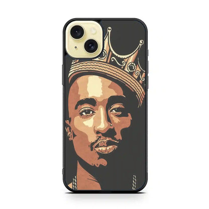 2 Pac Sakur King iPhone 15 Plus Case