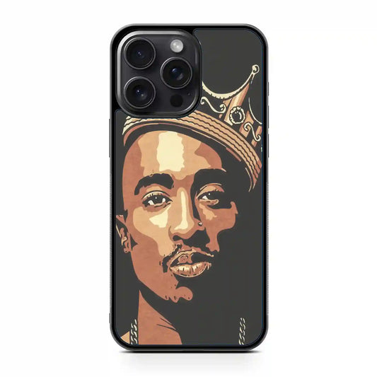 2 Pac Sakur King iPhone 15 Pro Case