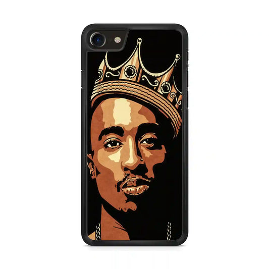 2 Pac Sakur King iPhone SE 2020 Case