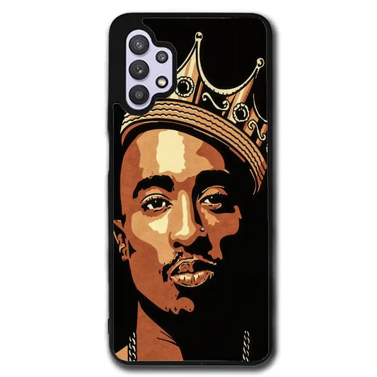 2 Pac Sakur King Samsung Galaxy A32 5G Case