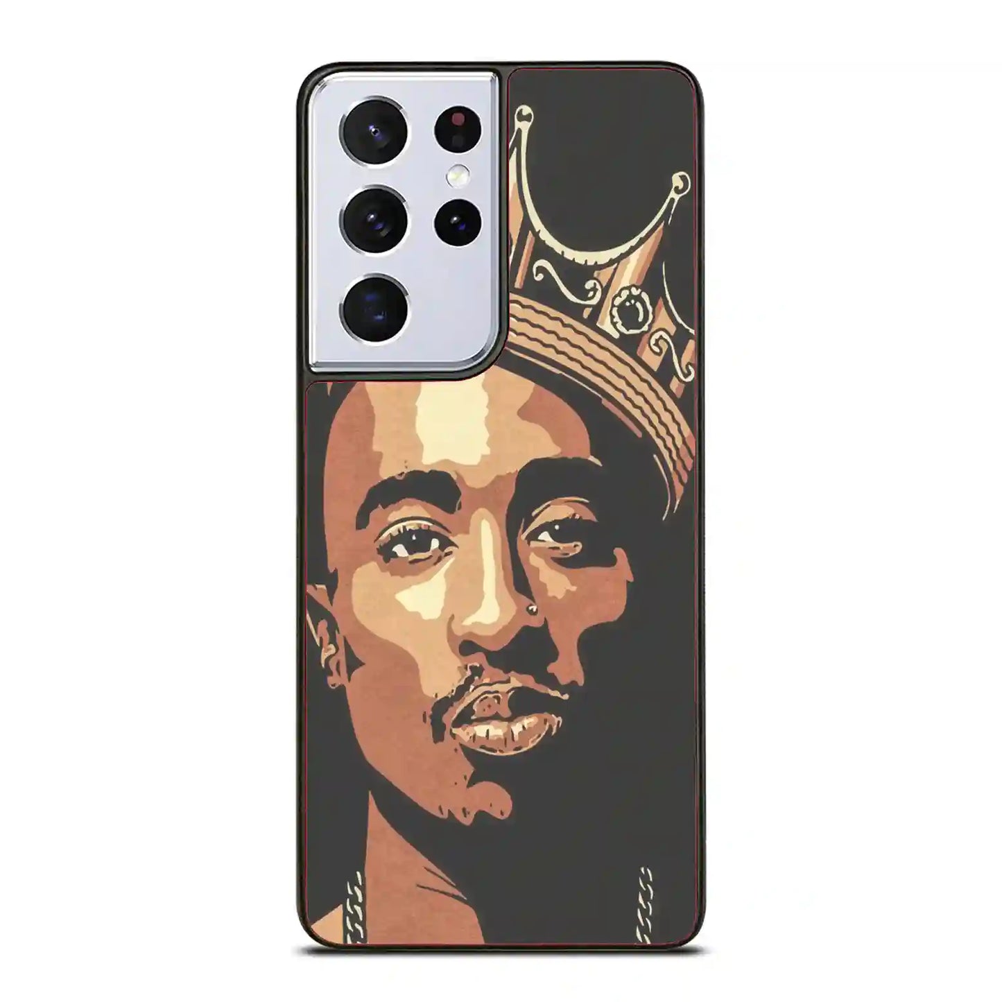 2 Pac Sakur King Samsung Galaxy S21 Ultra Case