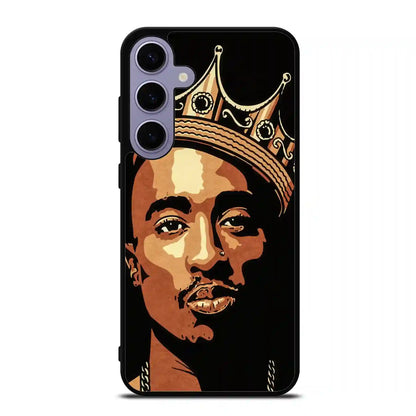 2 Pac Sakur King Samsung Galaxy S24 FE Case