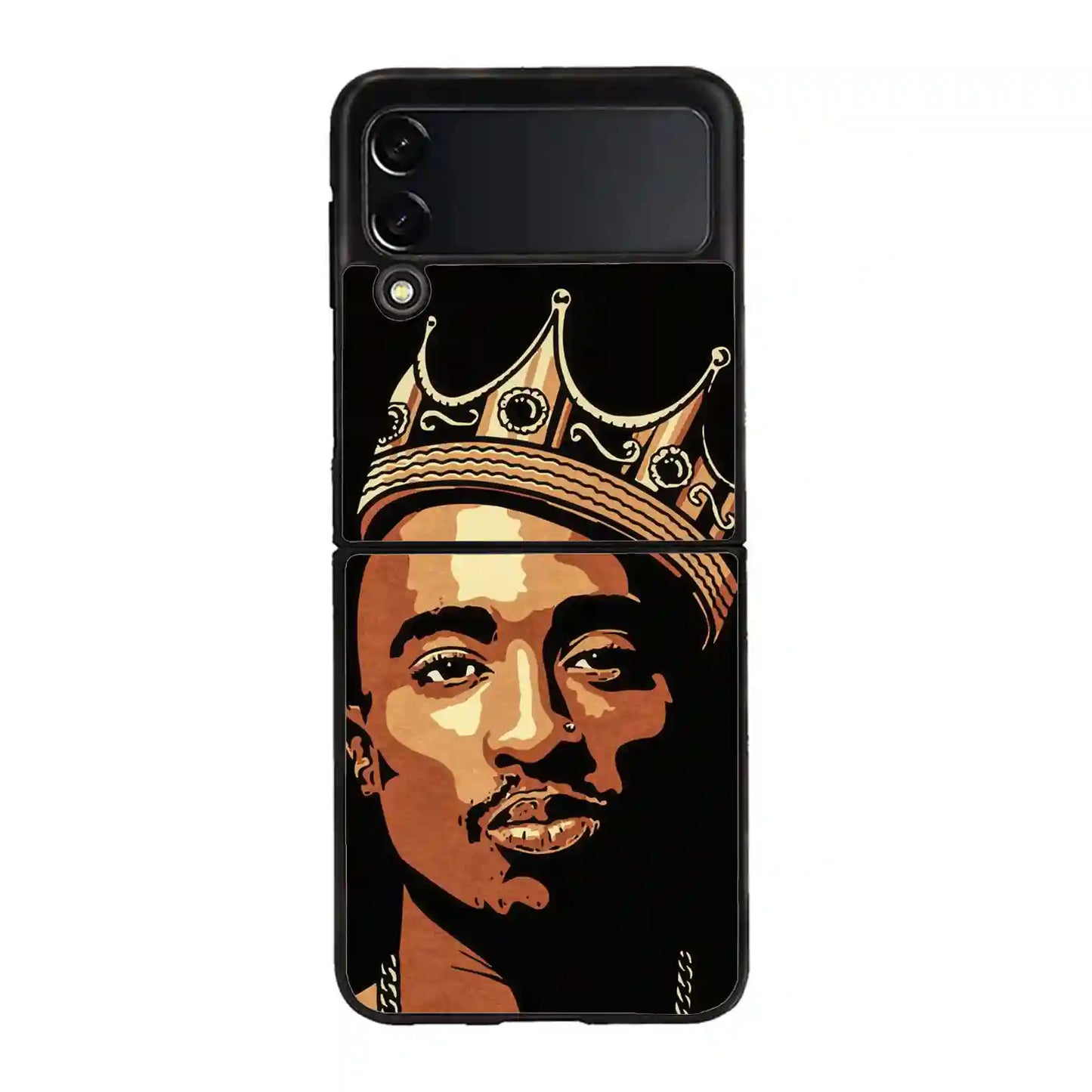 2 Pac Sakur King Samsung Z4 Flip Case