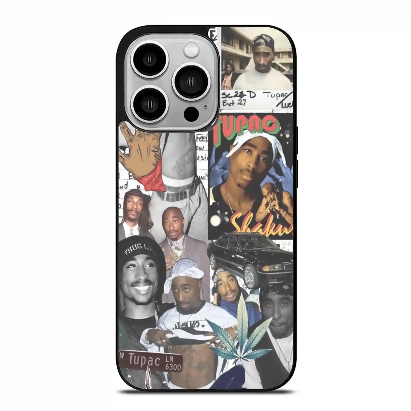 2 Pac Sakur Ln 6300 iPhone 14 Pro Case