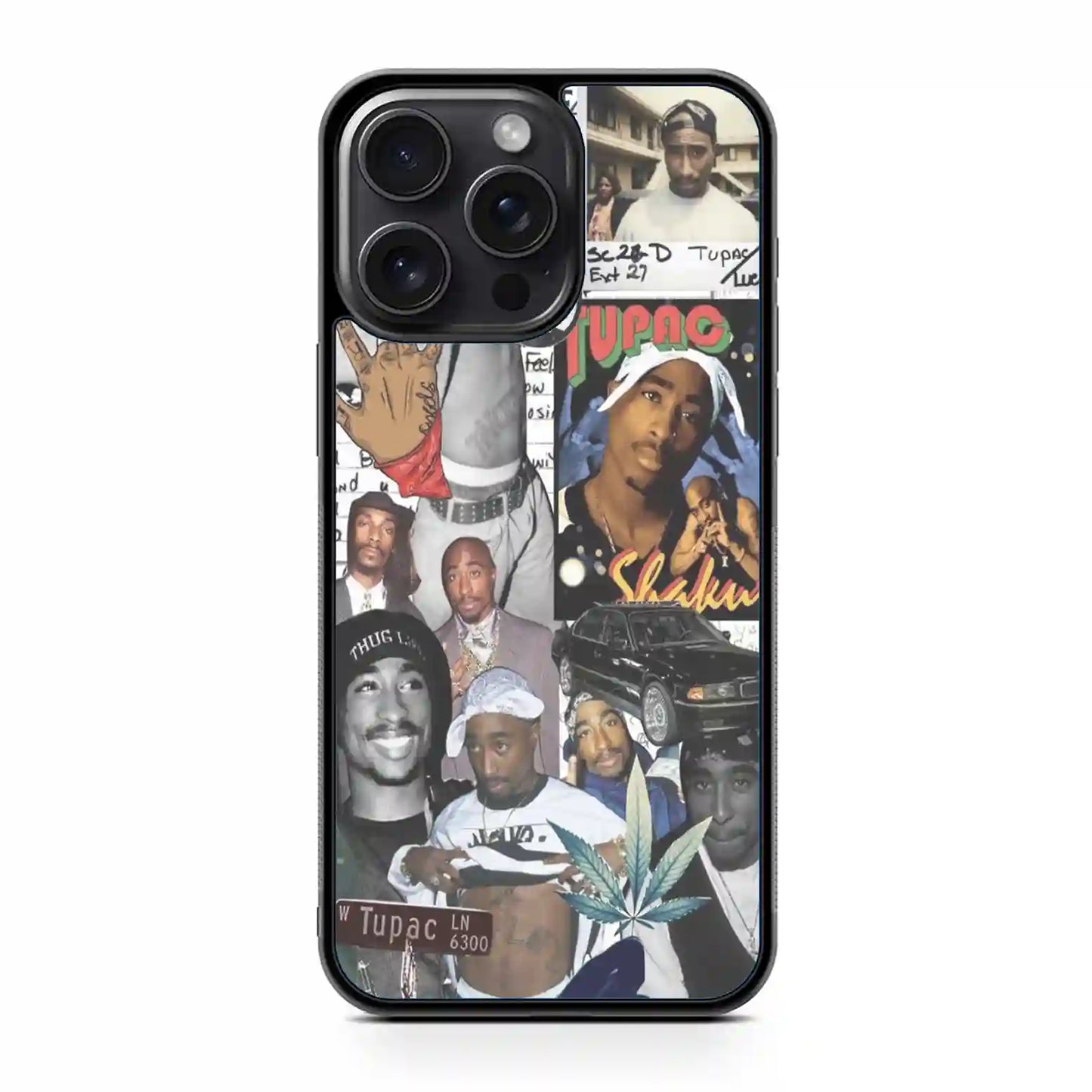 2 Pac Sakur Ln 6300 iPhone 15 Pro Case