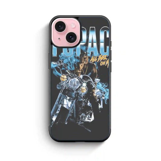 2 Pac Sakur Motor iPhone 15 Case