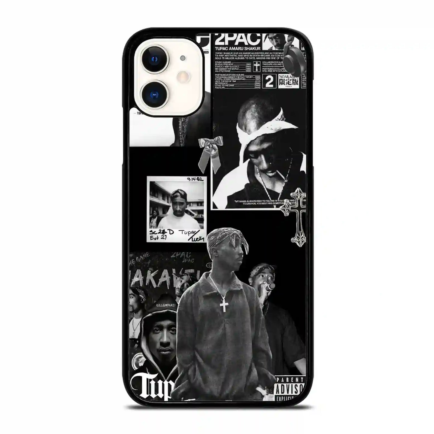 2 Pac Sakur Rap Album iPhone 11 Case