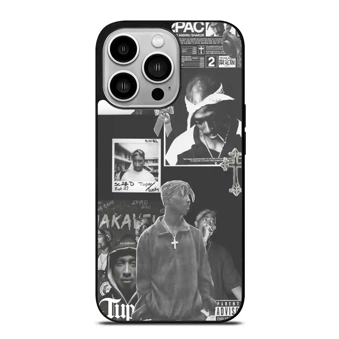 2 Pac Sakur Rap Album iPhone 14 Pro Case