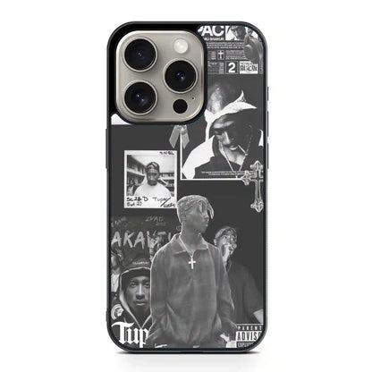 2 Pac Sakur Rap Album iPhone 15 Pro Max Case