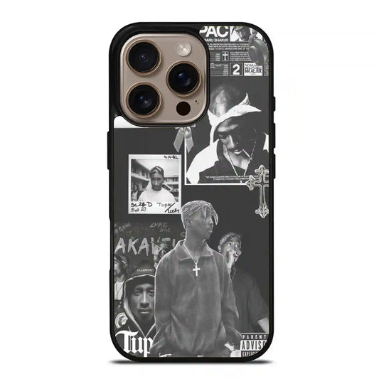 2 Pac Sakur Rap Album iPhone 16 Pro Max Case