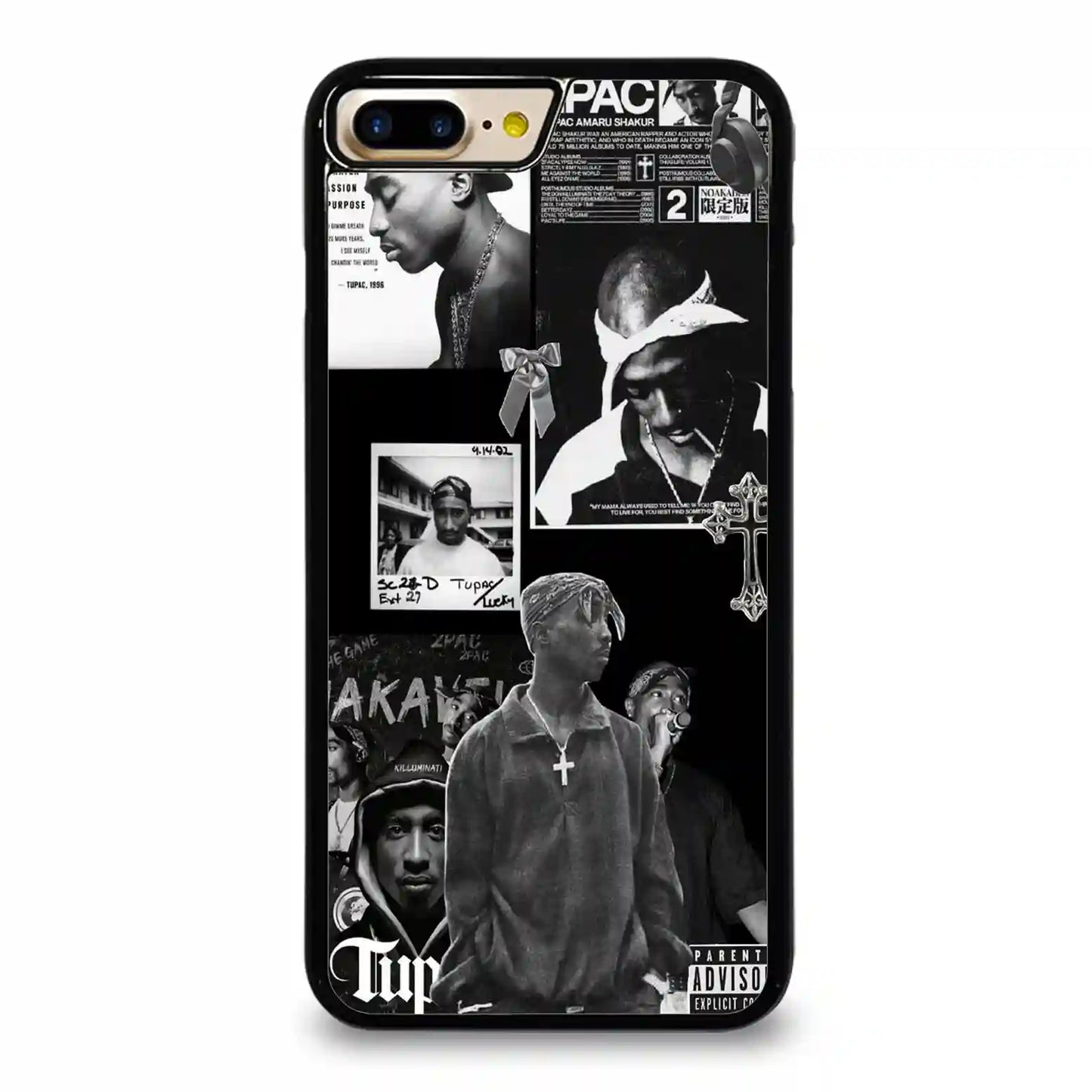 2 Pac Sakur Rap Album iPhone 7-8 Plus Case