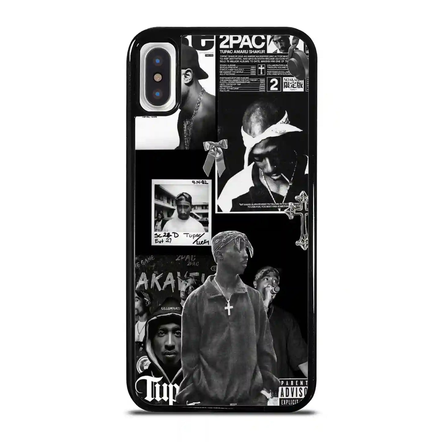 2 Pac Sakur Rap Album iPhone X-XS Case