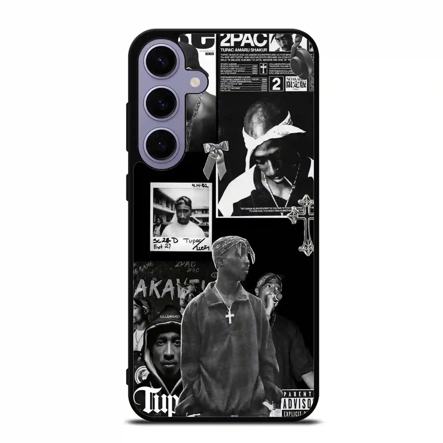 2 Pac Sakur Rap Album Samsung Galaxy S24 Plus Case