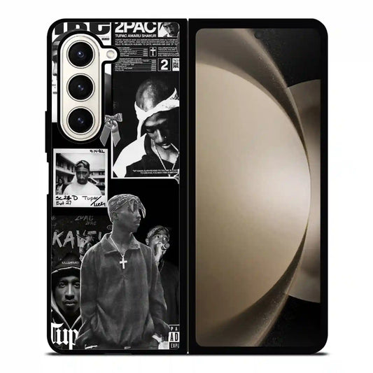 2 Pac Sakur Rap Album Samsung Z6 Fold Case