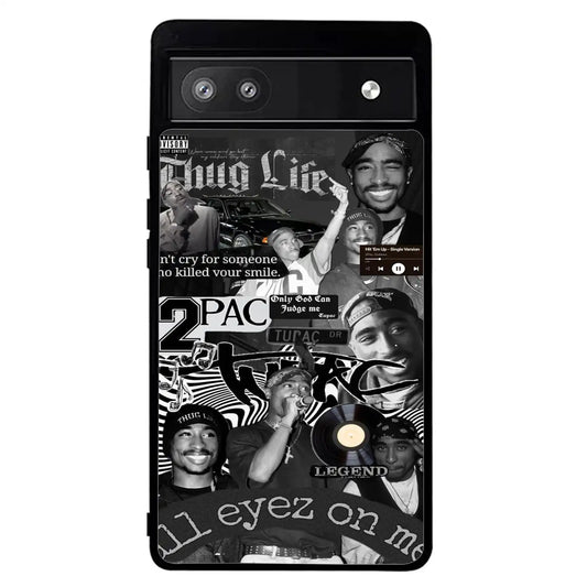 2 Pac Sakur Rap Collage Google Pixel 6 Pro Case