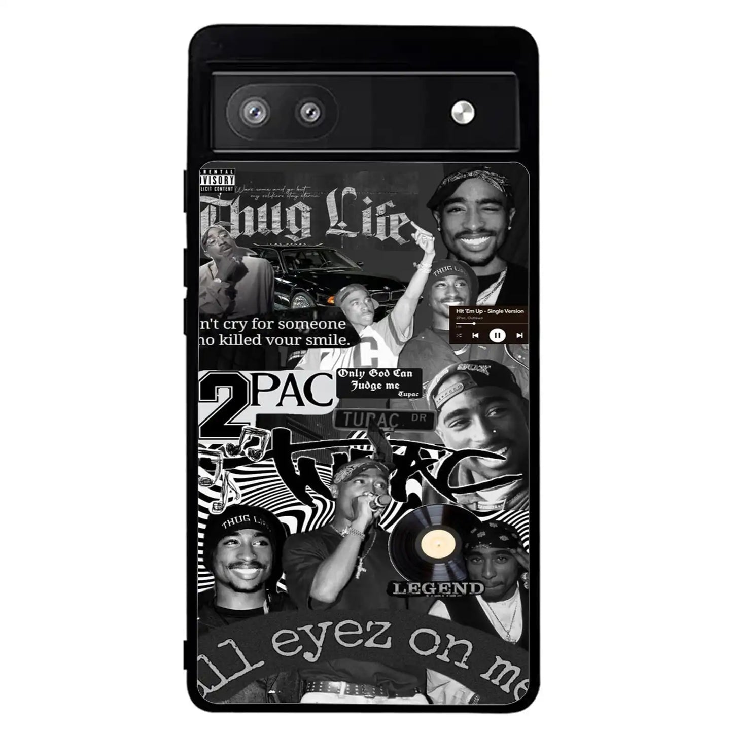 2 Pac Sakur Rap Collage Google Pixel 6A Case