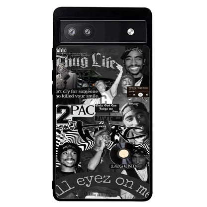 2 Pac Sakur Rap Collage Google Pixel 6A Case