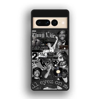 2 Pac Sakur Rap Collage Google Pixel 7 Pro Case