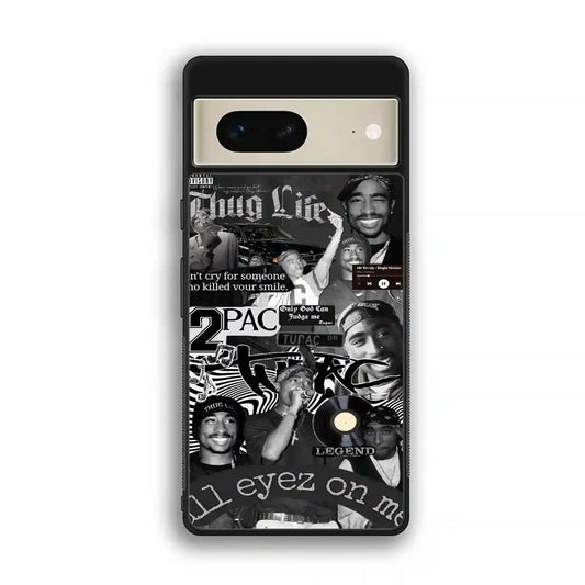 2 Pac Sakur Rap Collage Google Pixel 7 Case