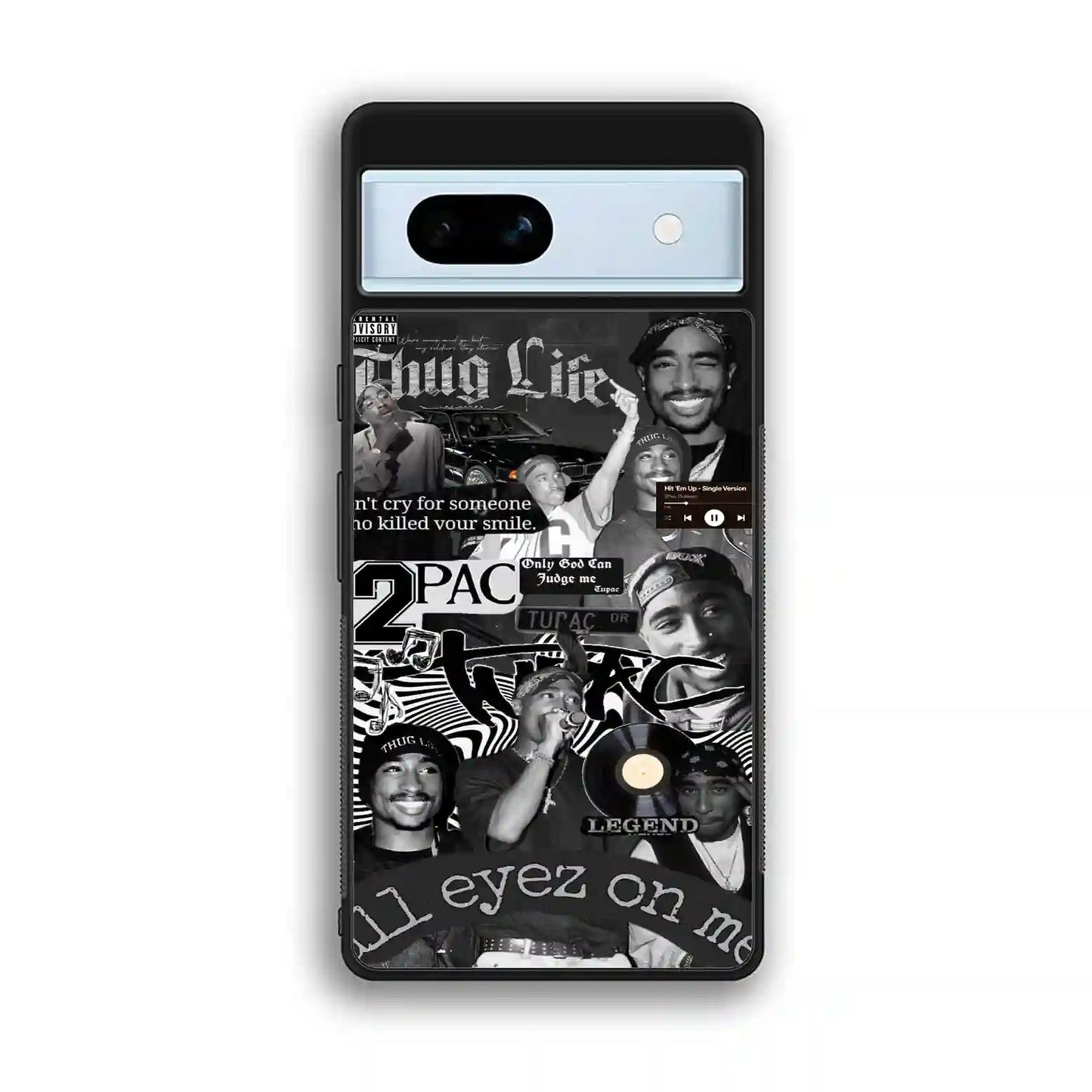 2 Pac Sakur Rap Collage Google Pixel 8A Case