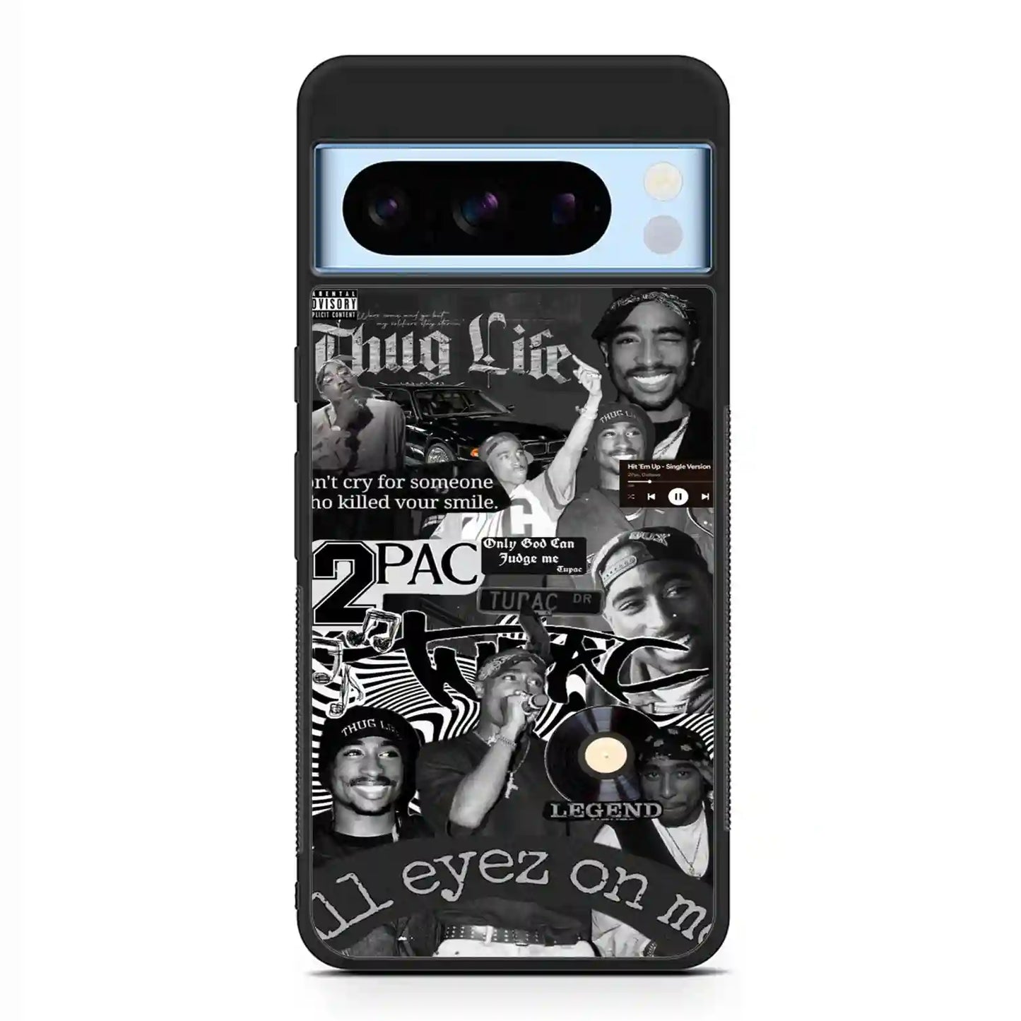 2 Pac Sakur Rap Collage Google Pixel 8 Pro Case