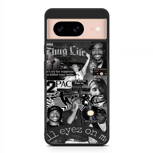 2 Pac Sakur Rap Collage Google Pixel 8 Case