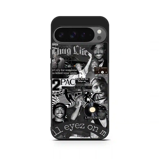 2 Pac Sakur Rap Collage Google Pixel 9 Case