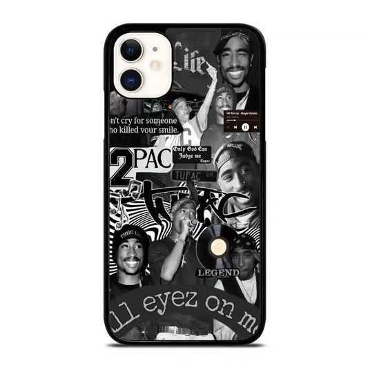 2 Pac Sakur Rap Collage iPhone 11 Case