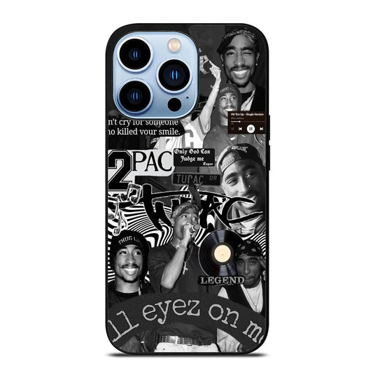 2 Pac Sakur Rap Collage iPhone 13 Pro Max Case