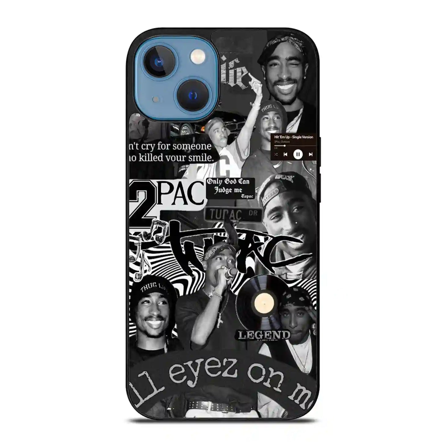 2 Pac Sakur Rap Collage iPhone 14 Plus Case