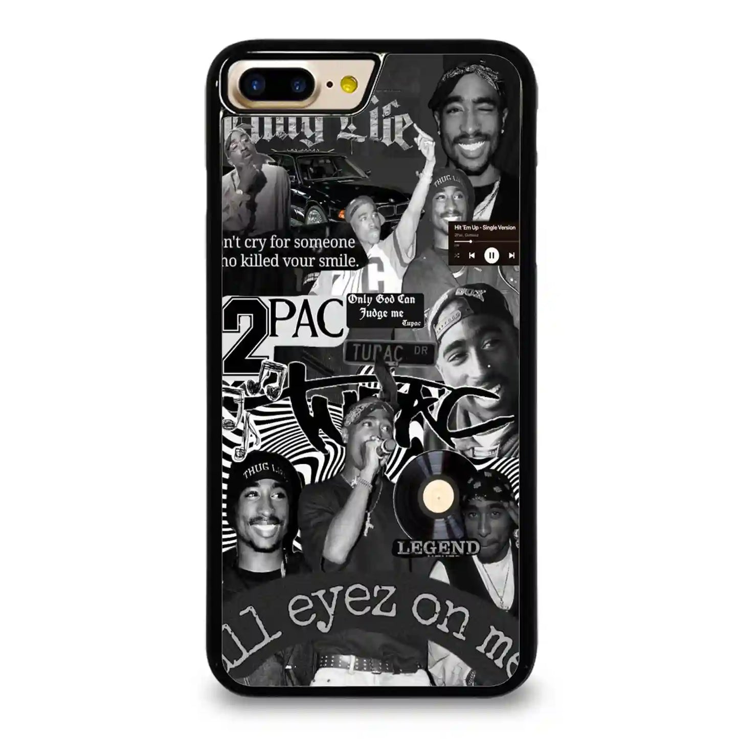 2 Pac Sakur Rap Collage iPhone 7-8 Plus Case