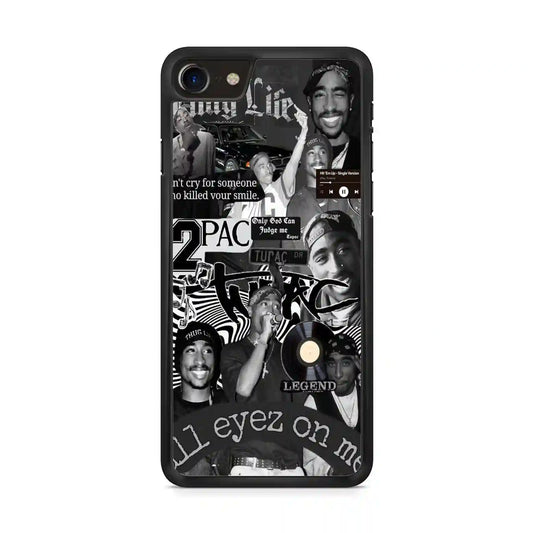 2 Pac Sakur Rap Collage iPhone SE 2020 Case