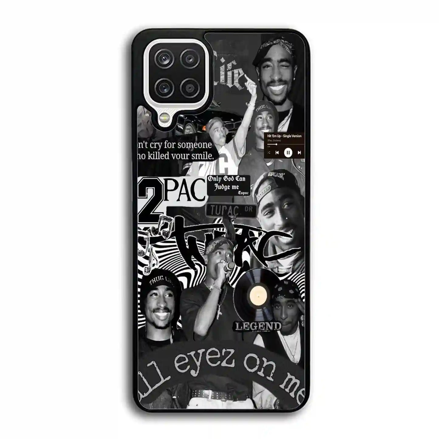 2 Pac Sakur Rap Collage Samsung Galaxy A12 Case