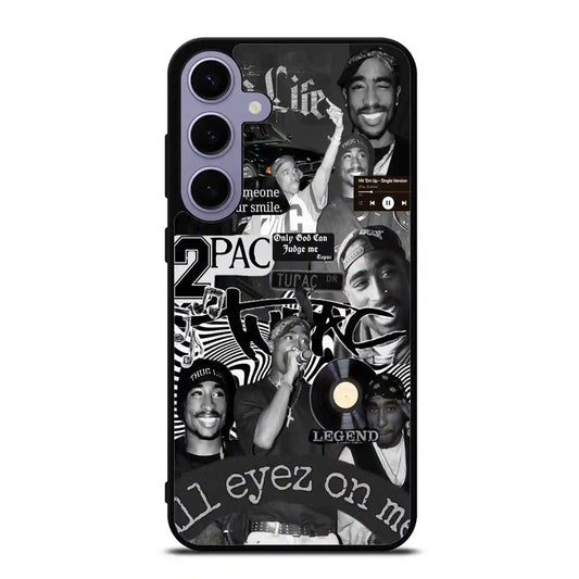 2 Pac Sakur Rap Collage Samsung Galaxy S24 Plus Case