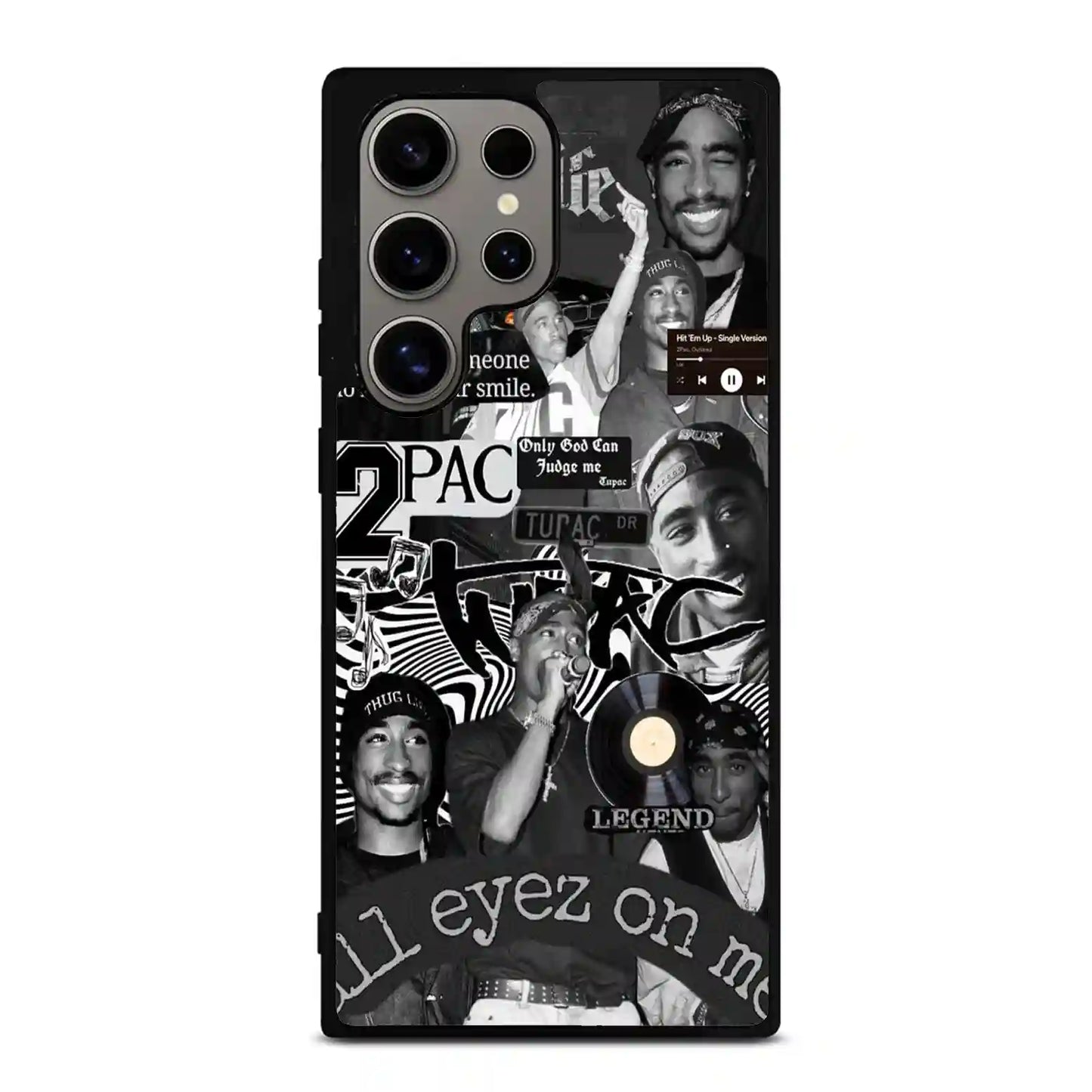 2 Pac Sakur Rap Collage Samsung Galaxy S24 Ultra Case