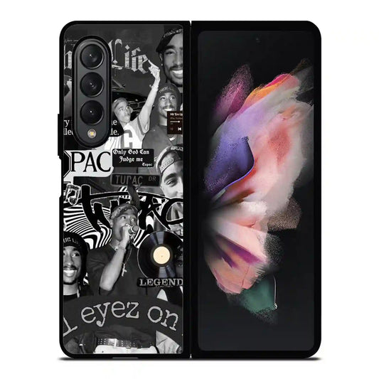 2 Pac Sakur Rap Collage Samsung Z3 Fold Case