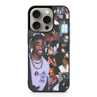 2 Pac Sakur Rap iPhone 15 Pro Max Case