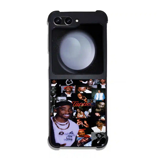 2 Pac Sakur Rap Samsung Z6 Flip Case