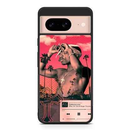 2 Pac Sakur Red Google Pixel 8 Case