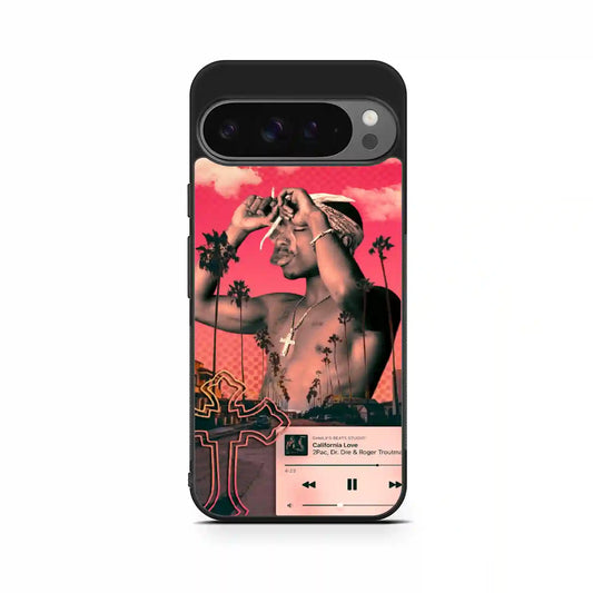 2 Pac Sakur Red Google Pixel 9 Case