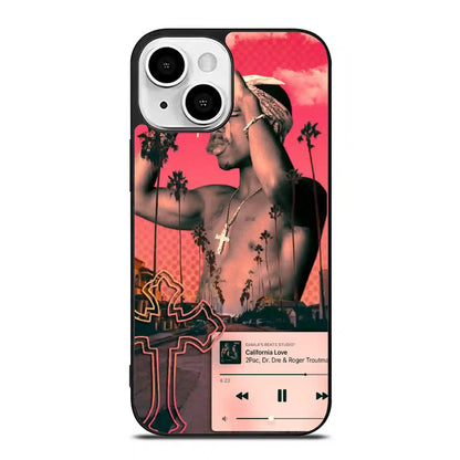 2 Pac Sakur Red iPhone 13 Mini Case