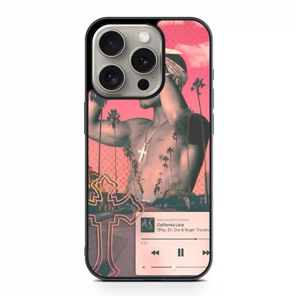 2 Pac Sakur Red iPhone 15 Pro Max Case